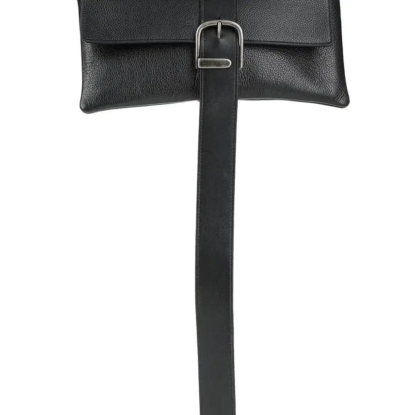 [BUNJANG] Ann Demeulemeester Arta Clutch Black Leather / Ann demeulemeester arta clutch