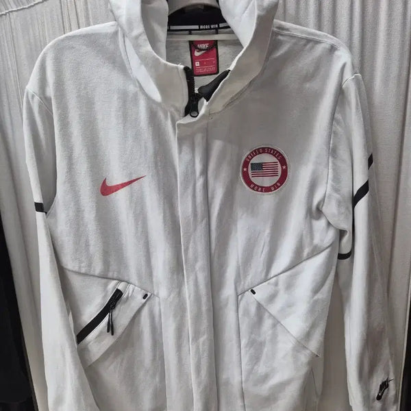 [BUNJANG] Nike Team USA Olympic Tech Fleece Windrunner Jacket / 나이키 올림픽 팀 USA 테크 플리스 윈드러너 자켓 95 정품
