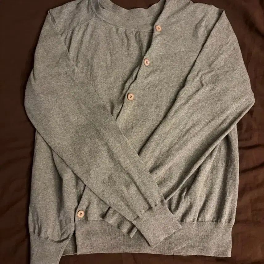 [BUNJANG] ee Numare 2-Way Cardigan Grey / ee 누마레 2 way cardigan grey