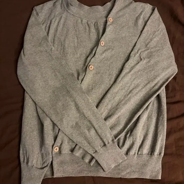 [BUNJANG] ee Numare 2-Way Cardigan Grey / ee 누마레 2 way cardigan grey