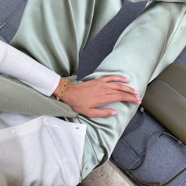 [BUNJANG] Dereum Satin Pants / 더름 새틴팬츠