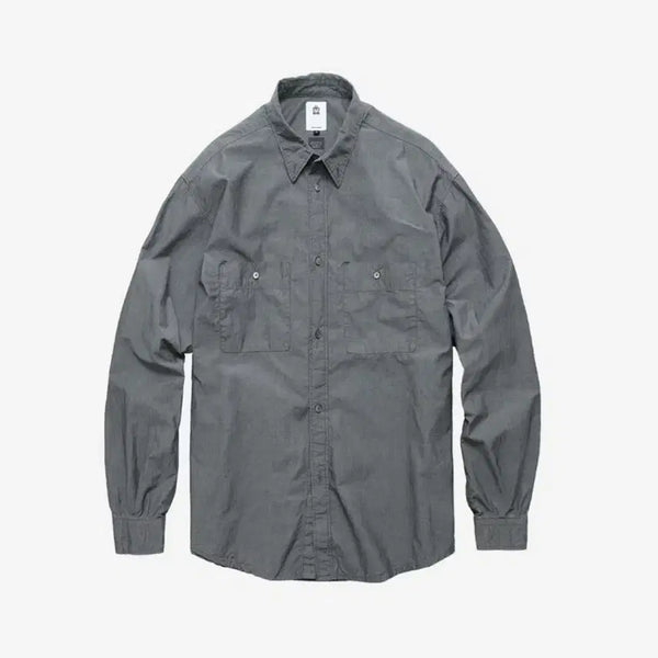 [BUNJANG] Politeure Two Pocket Work Shirt Dark Grey / 4사이즈)폴리테루 투포켓 워크셔츠 다크그레이