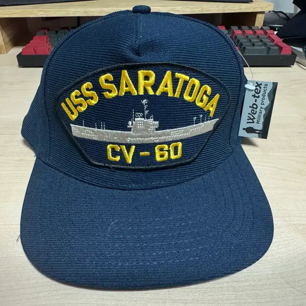 [BUNJANG] US Navy USS Saratoga (CV-60) Cap / 미해군 USS 사라토가 모자 CV-60