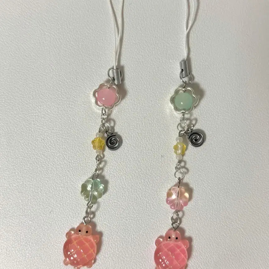 [BUNJANG] Handmade Lucky Turtle Beaded Keyring / 핸드 메이드 행운 거북이 / 연애운 거북이 / 비즈키링 판매