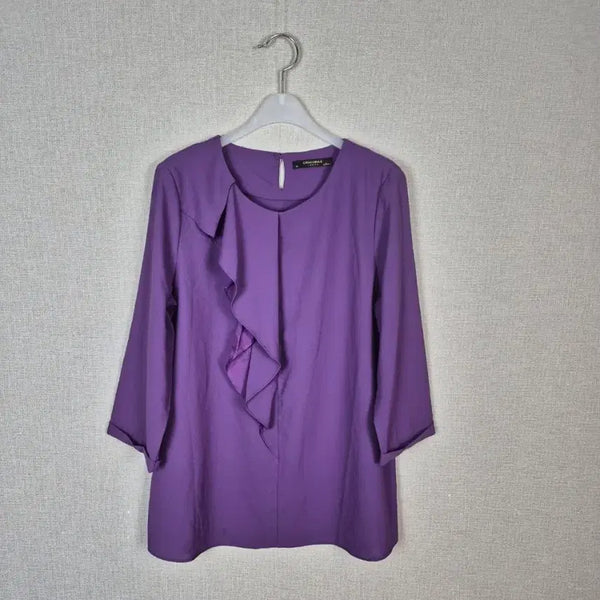 [BUNJANG] Crocodile Lady Purple Chiffon Blouse / (#95/66)크로커다일레이디 파플 블라우스