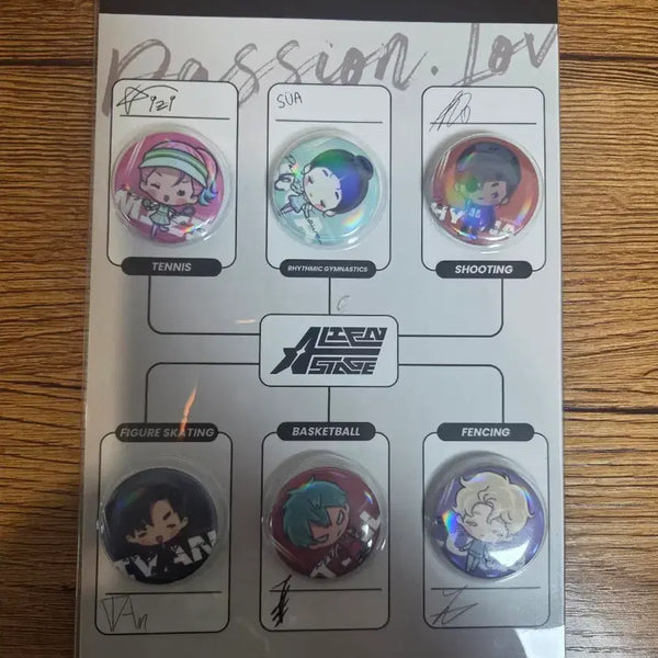 [BUNJANG] A-Stage Mini Can Badge (Unsealed) / 에이스테 미니 캔뱃지 판매 (개봉)