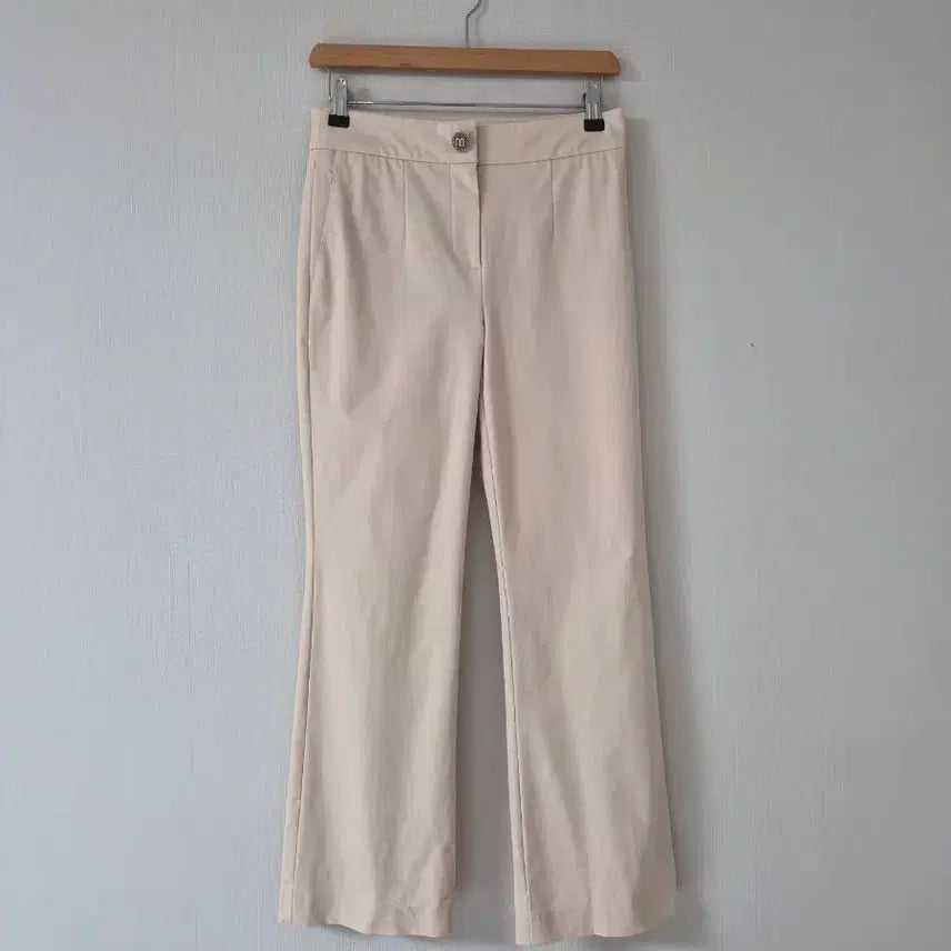 [BUNJANG] MINE Beige Bootcut Pants / [한섬마인]베이지 부츠컷 팬츠