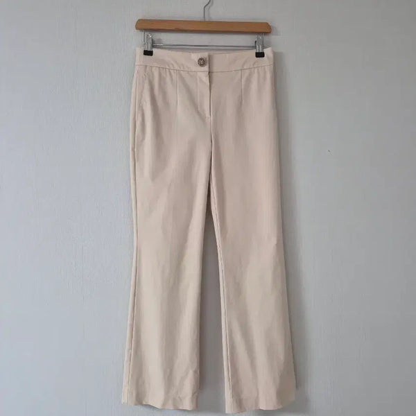 [BUNJANG] MINE Beige Bootcut Pants / [한섬마인]베이지 부츠컷 팬츠