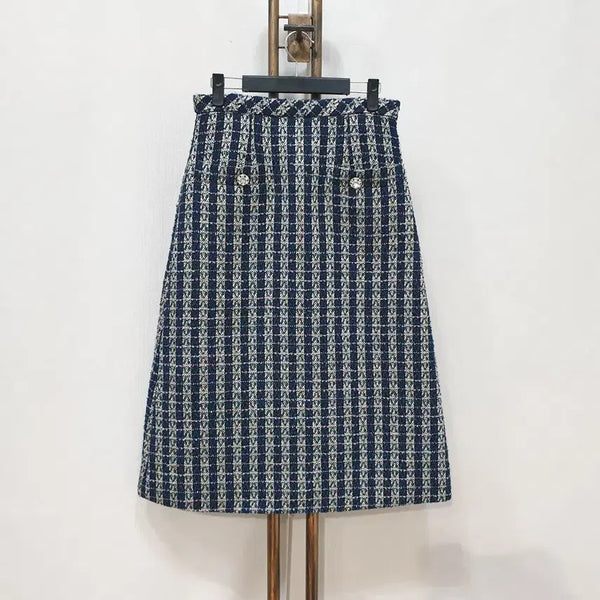 [BUNJANG] Manimoremong Tweed Long Skirt / (JJ31320)매니모어몽 트위드 롱 스커트 M