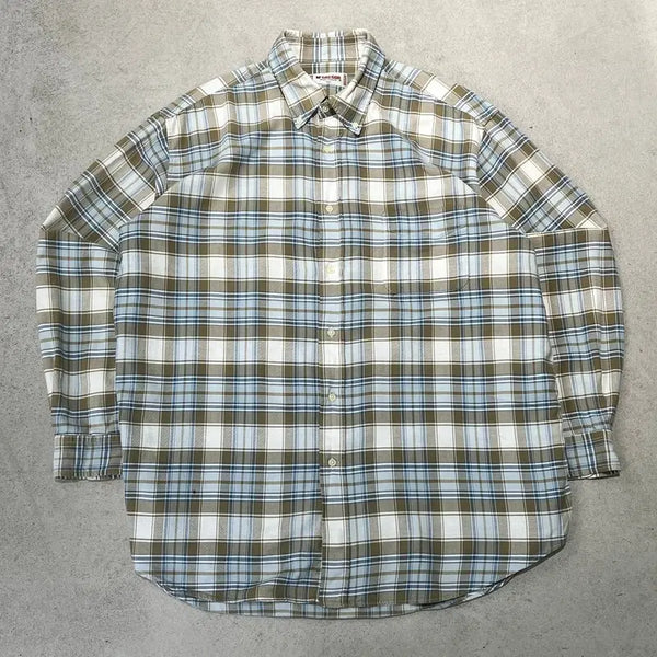 [BUNJANG] McGregor One Pocket Checkered Shirt / 맥그리거 원포켓 체크셔츠 s12728