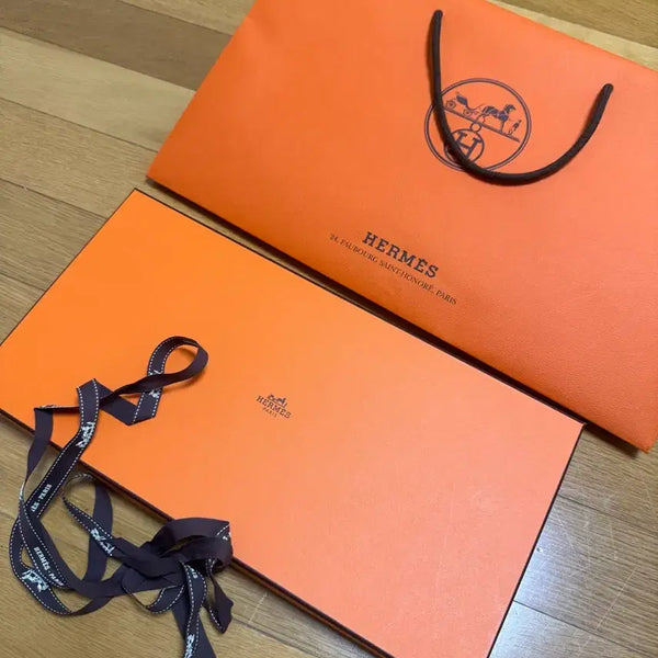 [BUNJANG] Hermès Shopping Bag and Box Set / 에르메스 쇼핑백 및 박스 세트