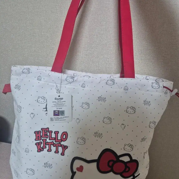 [BUNJANG] Kitty Embroidered Shoulder Bag / 키티 자수 숄더백