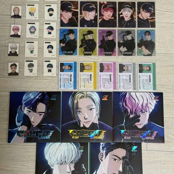 [BUNJANG] PLAVE Calligo 2 IDPASS Album + Photocard Bundle Set / 플레이브 칼리고2 아이디패스 앨범+포카 드볼 일괄