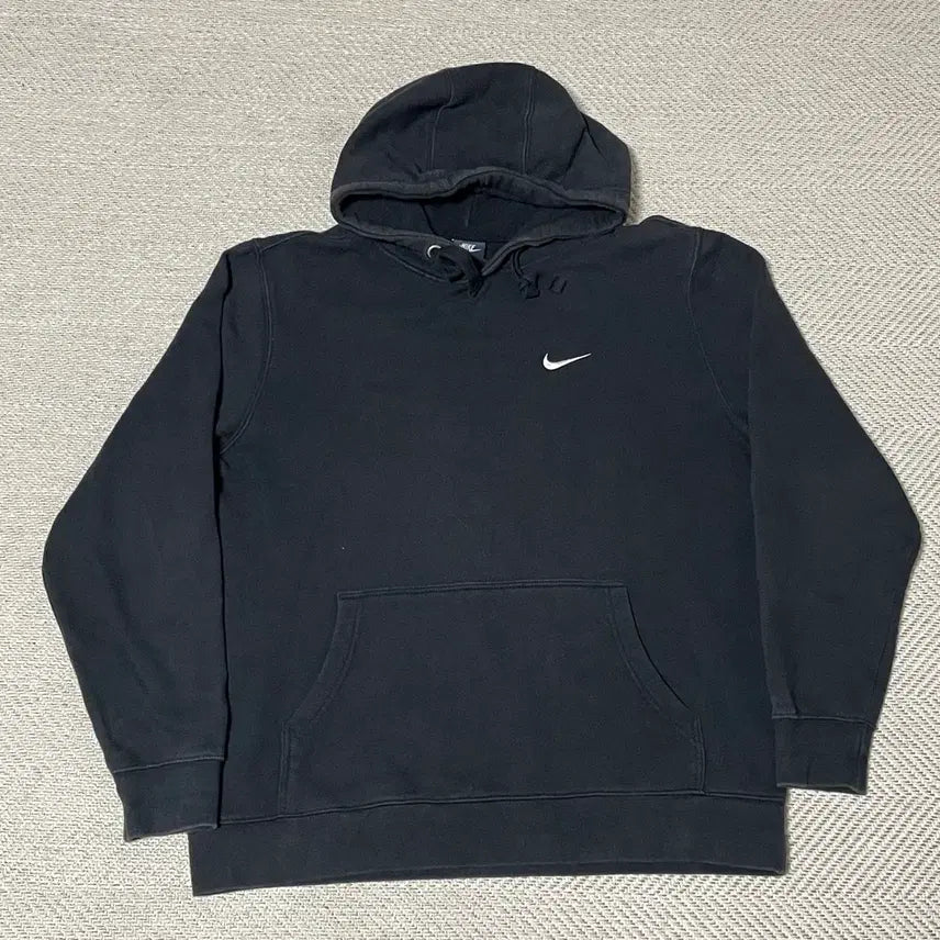 [BUNJANG] Nike Hooded Sweatshirt Black / (L) 나이키 후드티 블랙