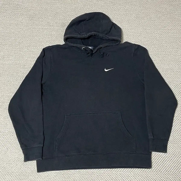 [BUNJANG] Nike Hooded Sweatshirt Black / (L) 나이키 후드티 블랙