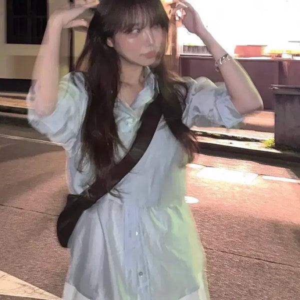 [BUNJANG] Archive J2U Bustier Shirt Set / 아카이브제이투유 뷔스티에 셔츠