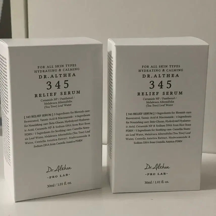 [BUNJANG] Dr.Althea 345 Relief Serum 30ml Bundle Set / (일괄판매) 닥터엘시아 345 릴리프 세럼