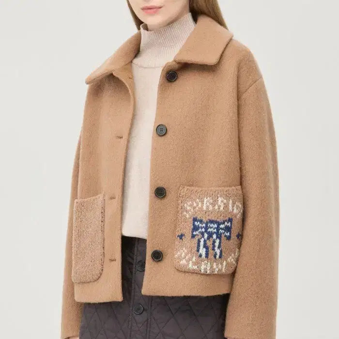 [BUNJANG] Benetton 25FW Women's Jacket Size 42 / 베네통 BENETTON 25fw 자켓 우먼스42 / k7087