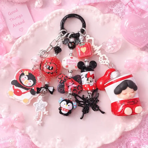 [BUNJANG] Wendy Figure Handmade Bead Keychain / 정품 웬디 피규어 핸드메이드 비즈 키링