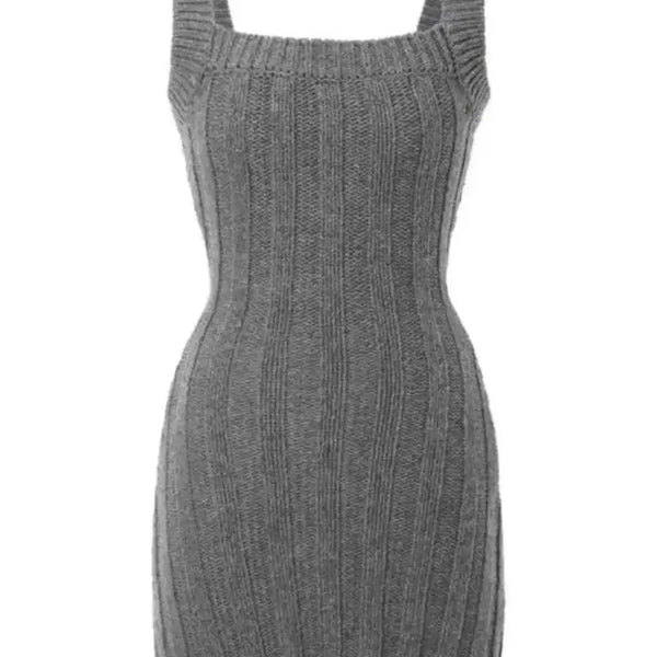 [BUNJANG] 3Times Amber Ribbed Dress / 쓰리타임즈 앰버 골지 드레스