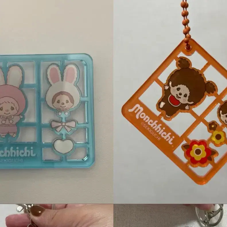 [BUNJANG] Monchhichi Acrylic Keychain Bundle Set / 몬치치 아크릴 키링 일괄