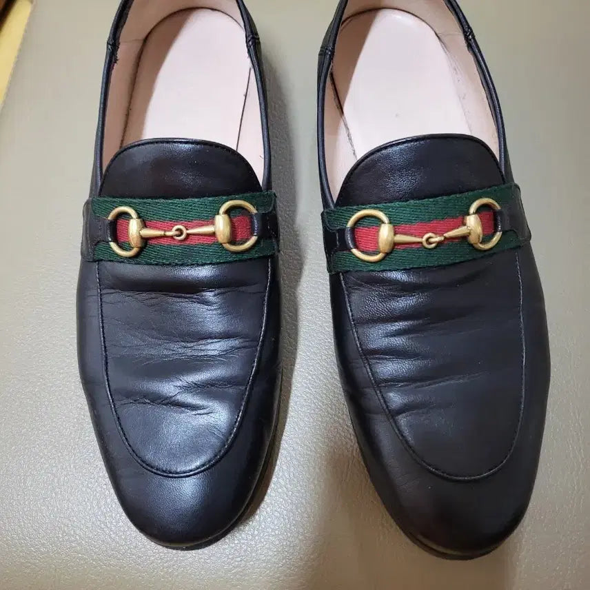 [BUNJANG] Gucci Black Leather Loafers / 구찌 블랙 가죽 로퍼