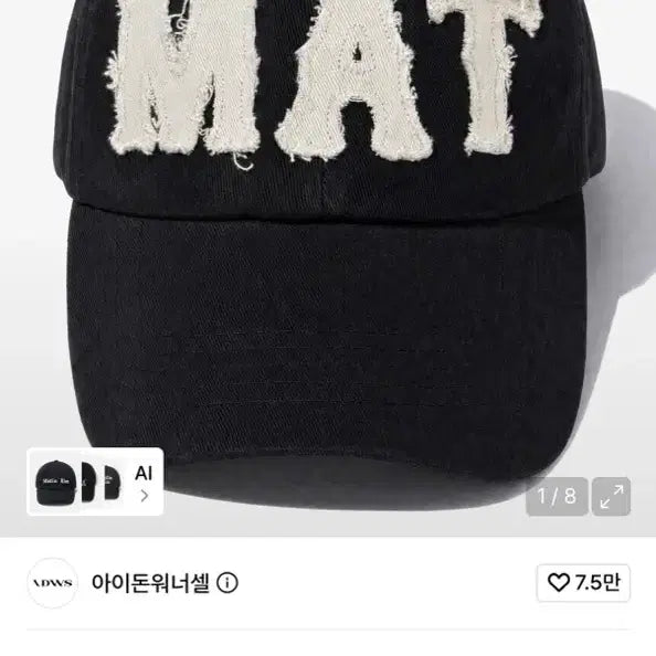 [BUNJANG] IDWS Cap Hat / IDWS 캡모자 팝니다