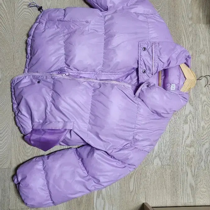 [BUNJANG] Purple Short Padded Jacket / 연보라색 숏 패딩