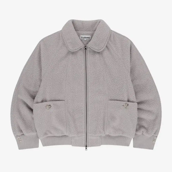 [BUNJANG] DUOUMIO Fleece Light Gray / 뚜오미오 플리스 라이트 그레이