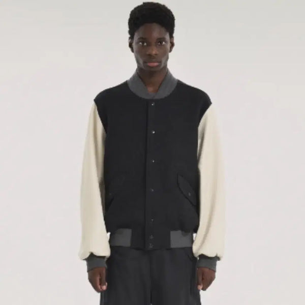 [BUNJANG] Brown Yak Varsity Jacket / 브라운야드 바시티자켓