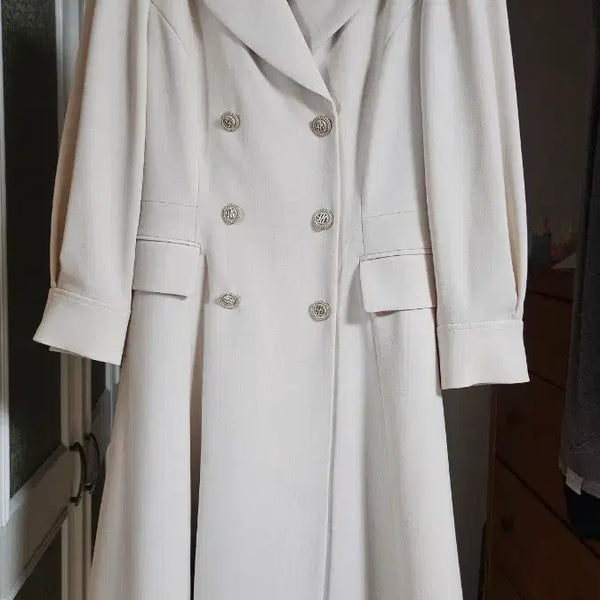 [BUNJANG] Kenneth Lady Beige Double-Button Dress / 케네스레이디 원피스