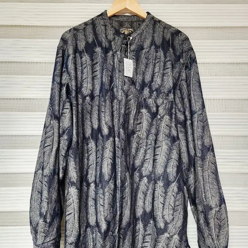 [BUNJANG] Kapital Macpie Denim Stand Shirt / 캐피탈 맥파이 데님 스탠드 셔츠