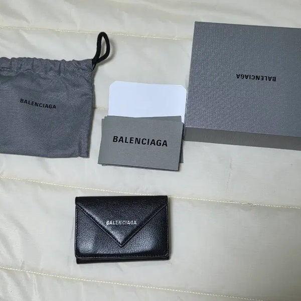 [BUNJANG] Balenciaga Papier Mini Wallet Black / 발렌시아가 파피에르 미니 지갑 블랙