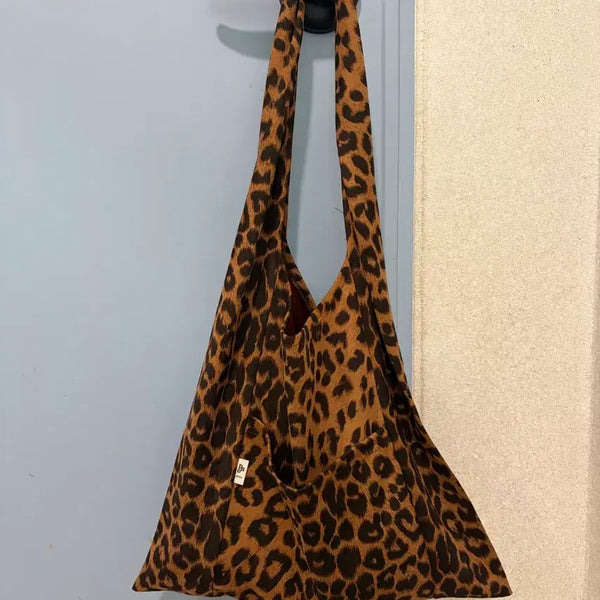 [BUNJANG] Leopard Pattern Shoulder Bag - 2 Colors Available / 새상품 2컬러 레오파드 패턴 숄더백
