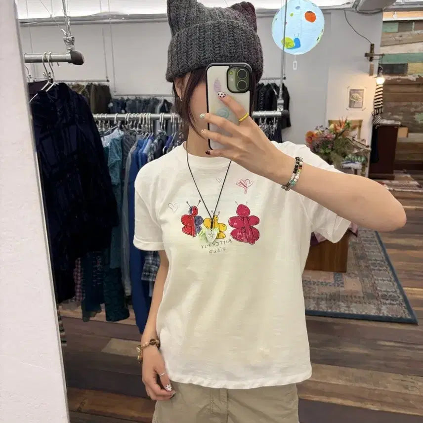 [BUNJANG] Vintage Cat Ear Beanie / 빈티지 고양이 귀 비니