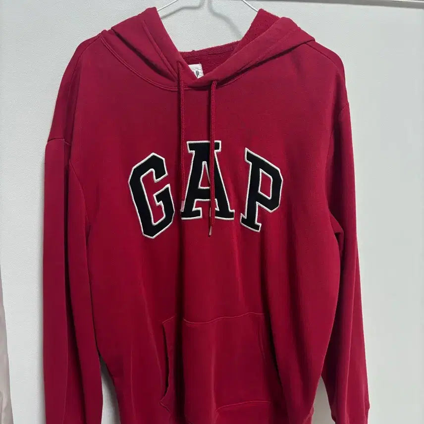 [BUNJANG] GAP Hoodie Red L / gap 후드티 L 레드 빨강