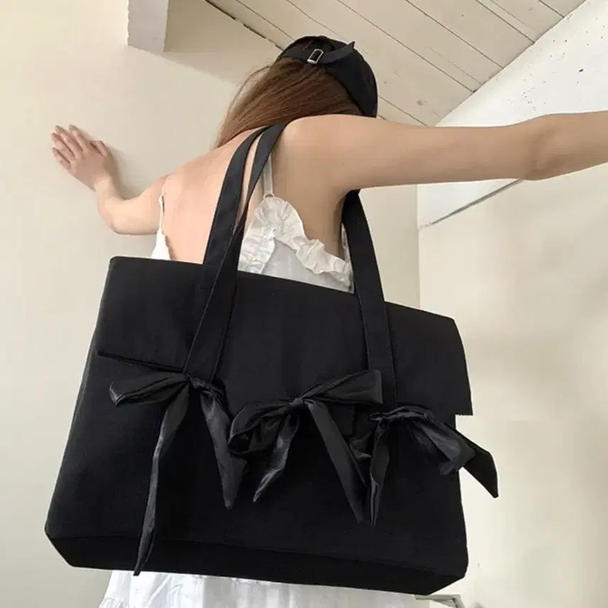 [BUNJANG] Solthings Balletcore Ribbon Shoulder Bag / 쏠띵즈 발레코어 리본 숄더백