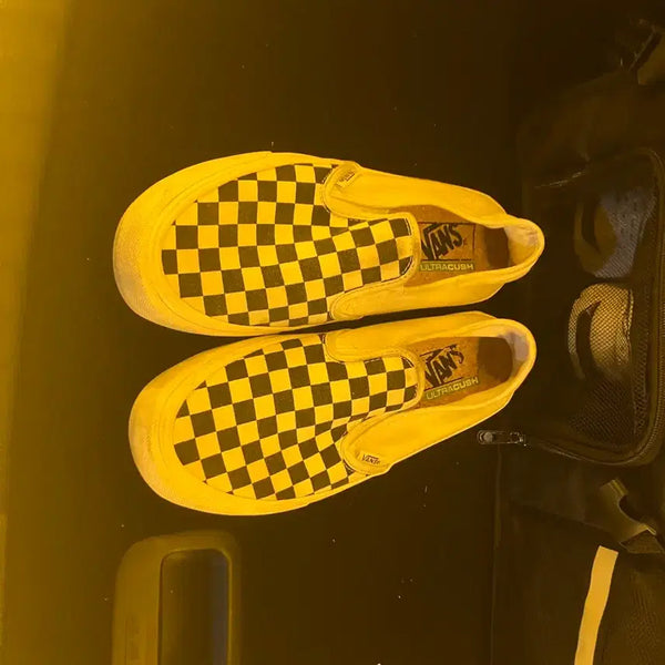 [BUNJANG] Vans Checkerboard Slip-On Sneakers / 반스