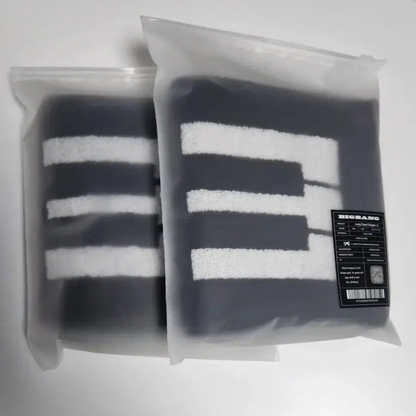 [BUNJANG] BIGBANG Bundle Set 2 Long Towel Slogans (Piano) / 2개 일괄 빅뱅 롱타월 슬로건 피아노