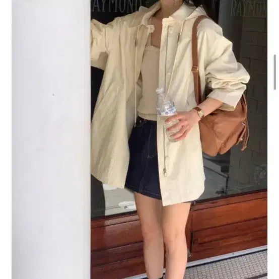 [BUNJANG] Hooded Trench Jacket / 오버테이크 자켓