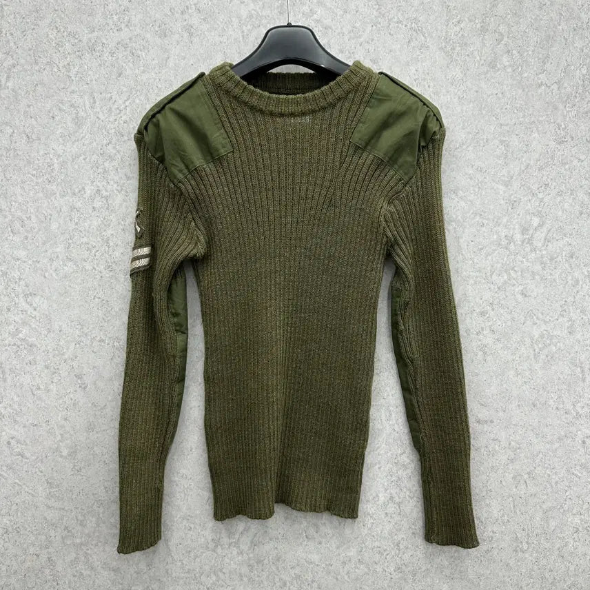 [BUNJANG] 100 Military USA Commando Wool Knit (Slim Fit) / 100 밀리터리 USA 남자 슬림핏 코만도 울 니트