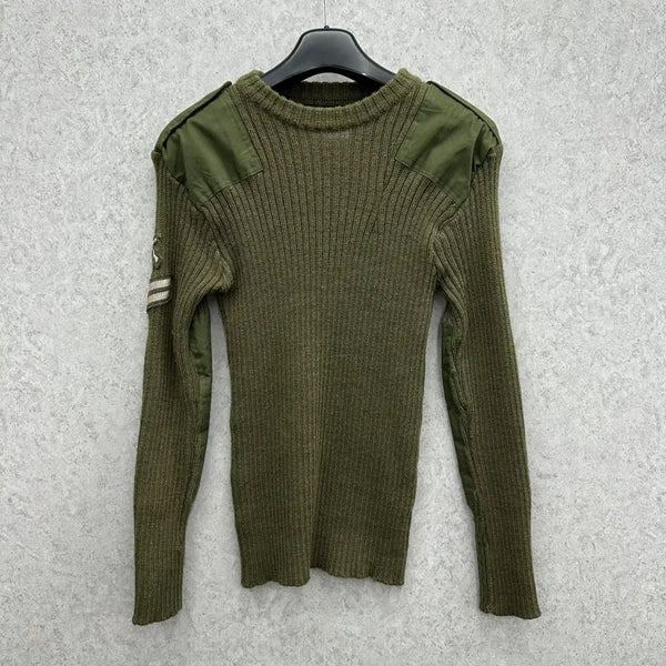 [BUNJANG] 100 Military USA Commando Wool Knit (Slim Fit) / 100 밀리터리 USA 남자 슬림핏 코만도 울 니트