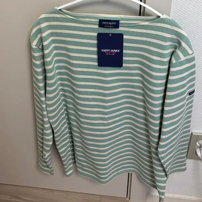 [BUNJANG] Saint James Guildo Elbow Patch T-Shirt T3 / (새상품)세인트제임스 길도 엘보패치 T3
