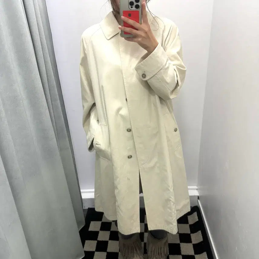 [BUNJANG] Burberrys Beige Single Trench Coat / 버버리스 베이지 싱글 트렌치 코트