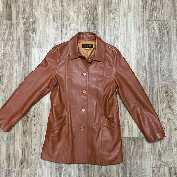 [BUNJANG] Ebolan Lambskin Leather Jacket / 이벨렌 양가죽 자켓 66