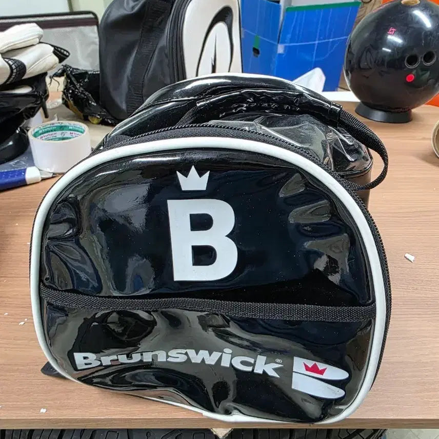 [BUNJANG] Brunswick 1-Ball Enamel Bowling Bag / 브런스윅(Brunswick) 1볼용 에나멜 볼링 가방 / 볼링백