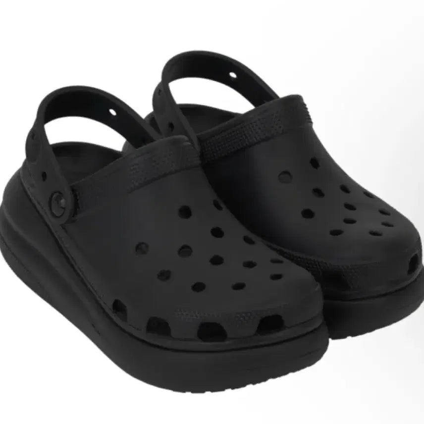 [BUNJANG] Crocs Classic Crush Clog Black / 크록스 클래식 크러쉬 클로그 블랙