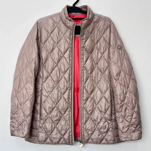 [BUNJANG] Jack Nicklaus Quilted Jacket Women's Gold Beige / [95] 잭니클라우스 골프 퀼팅 자켓 여성 골드베이지