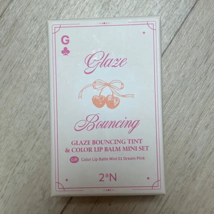 [BUNJANG] 2aN Glazed Bouncing Tint #17 Enchanted Limited Edition Set with Mini Color Lip Balm / 투에이엔 글레이즈 바운싱 틴트 17 인챈티드 기획 세트