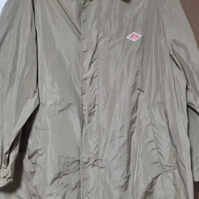 [BUNJANG] DANTON Micro Taffeta Trench Coat 38 Beige / 단톤 마이크로타프타 트렌치38